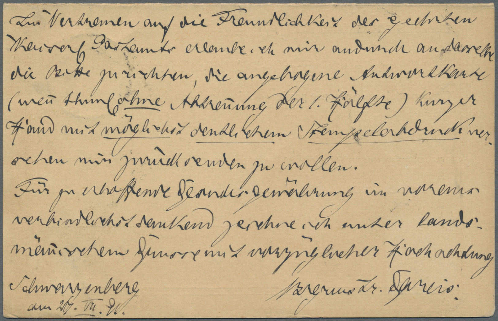 GA Deutsch-Neuguinea - Ganzsachen: 1890: 10/10 Pfg. Ganzsachen-Doppelkarte (Mi.Nr. P27/01) Als Vorläufe - Nouvelle-Guinée