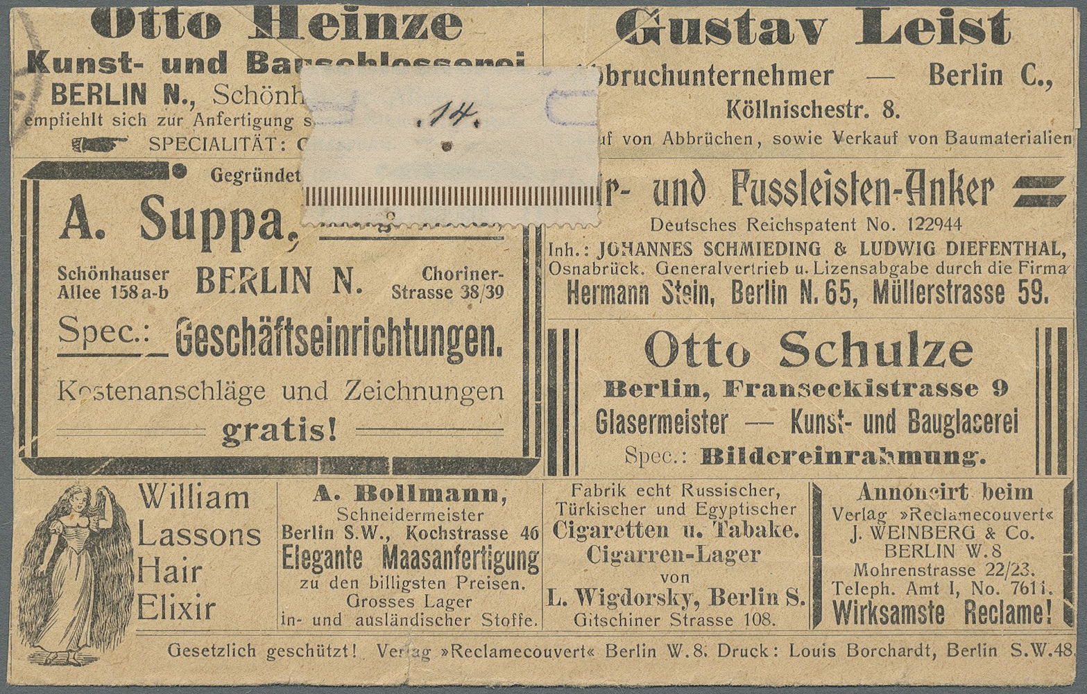Brfst/Br Deutsch-Ostafrika - Ganzsachen: 1916, TANGA 8.4.16 (Brückenstempel  Mit Kleiner "16") Und Violettem - Duits-Oost-Afrika