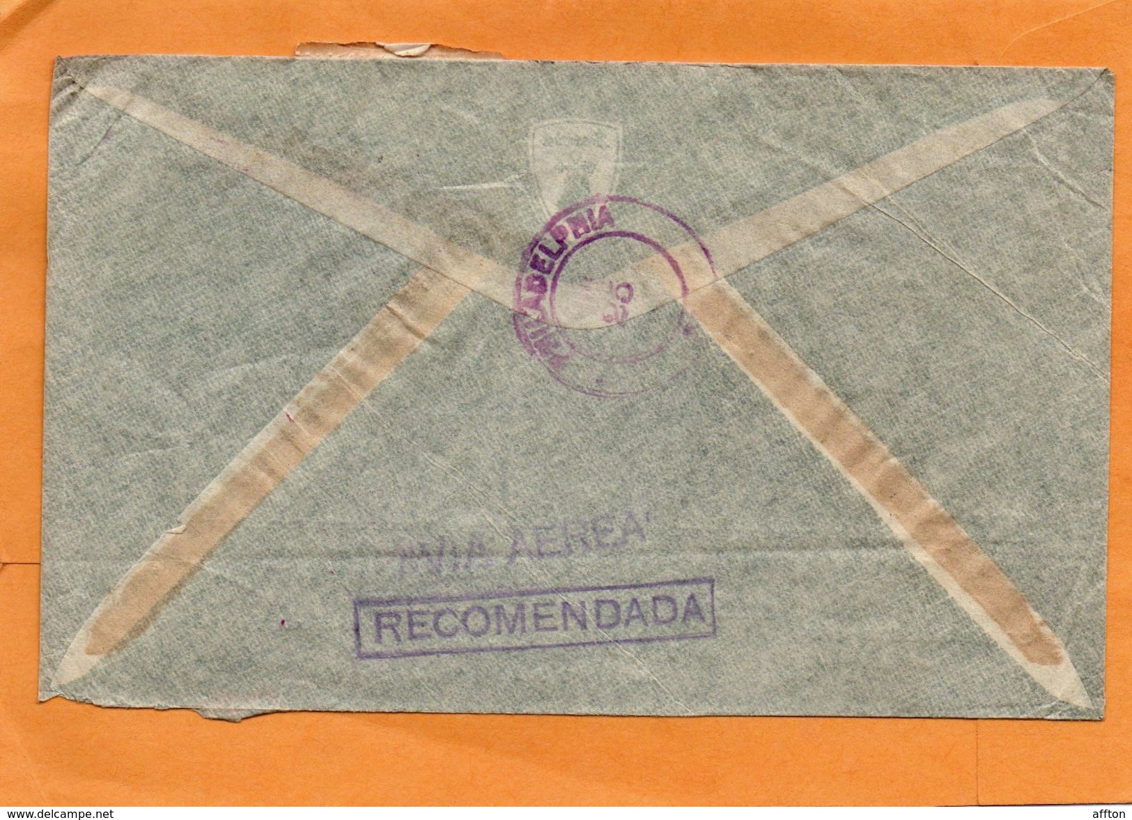 Uruguay 1950 Registered Cover Mailed - Uruguay