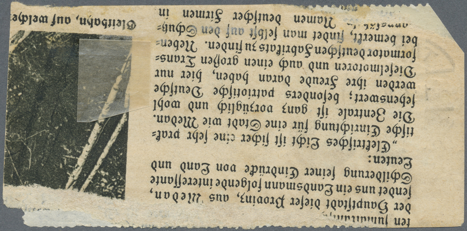 Br Deutsch-Ostafrika - Besonderheiten: 1916, "2 1/2 Heller Frei Laut Ein.Nachw. In Tanga" Violetter 2-Z - Duits-Oost-Afrika