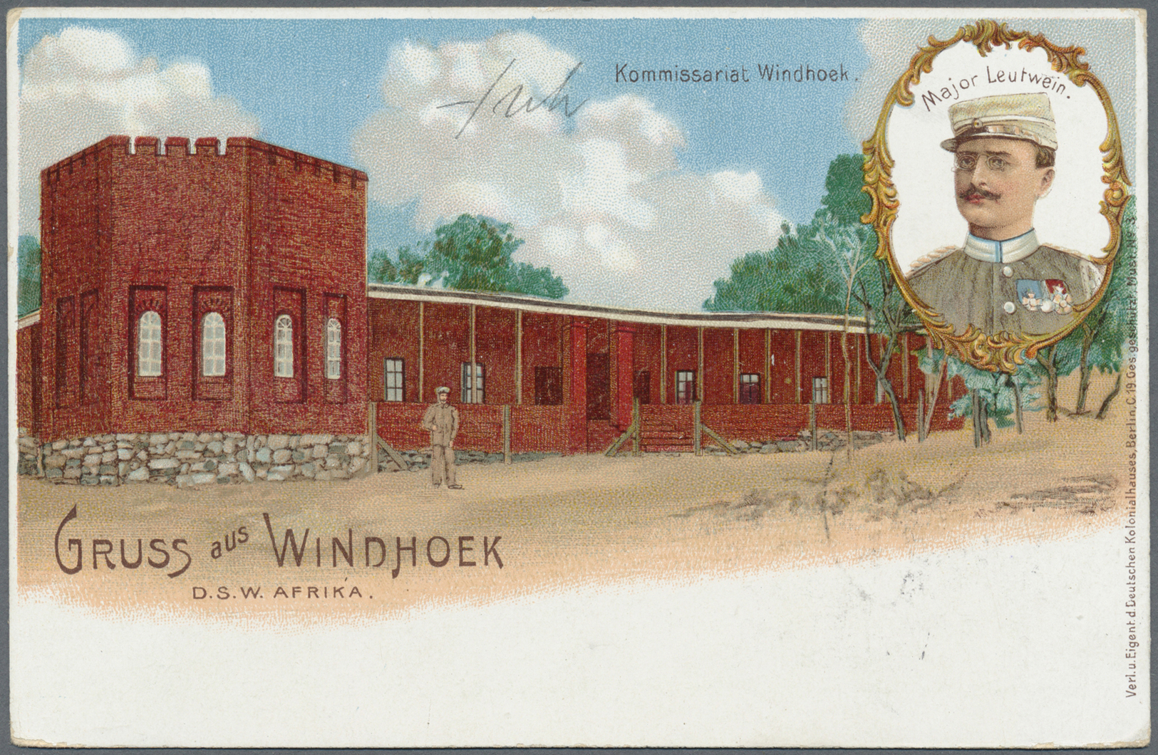 GA Deutsch-Südwestafrika - Ganzsachen: 1898/1899. Lot Von 3 Privat-Postkarten 10 Pf Krone/Adler "Deutsc - Duits-Zuidwest-Afrika