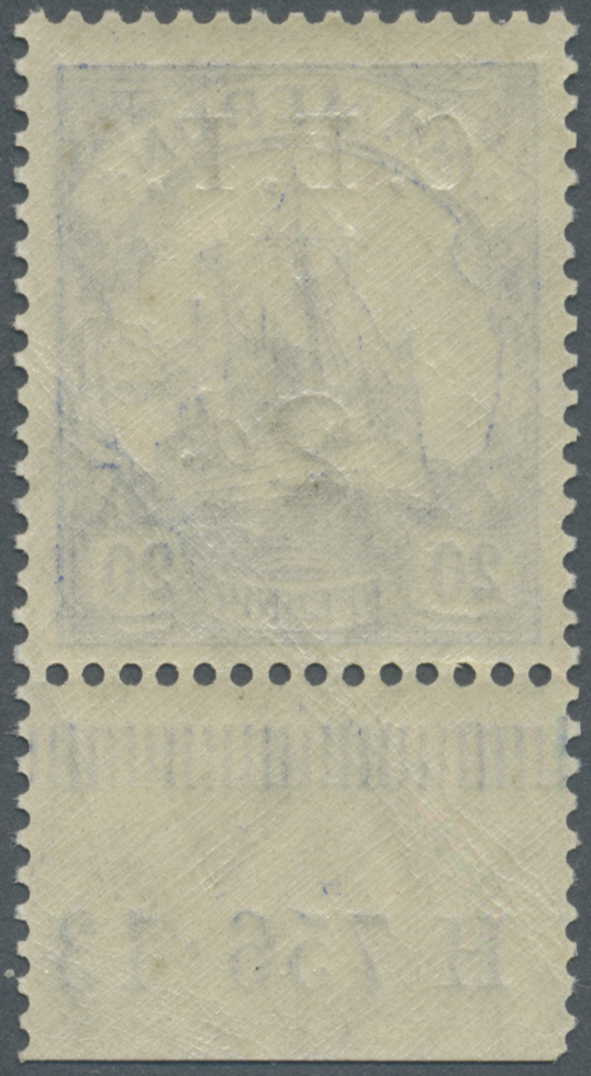 ** Deutsche Kolonien - Kamerun - Britische Besetzung: 1915, Postfrisches Randstück Mit HAN, Im Michel I - Kameroen