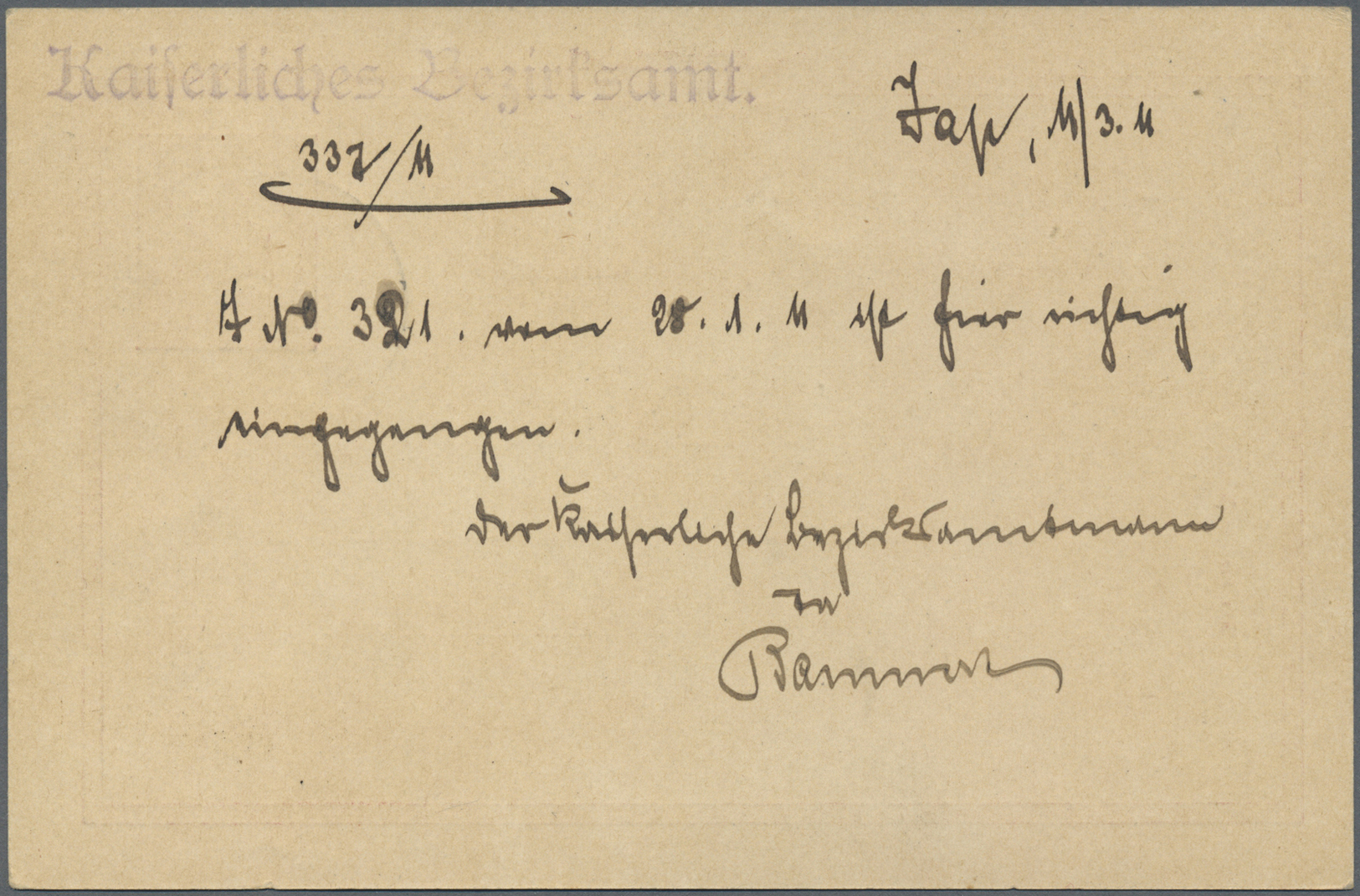 GA Deutsche Kolonien - Karolinen - Besonderheiten: 1911 (24.3.), Stempel "YAP * KAROLINEN *" Auf 10 Pfg - Carolines