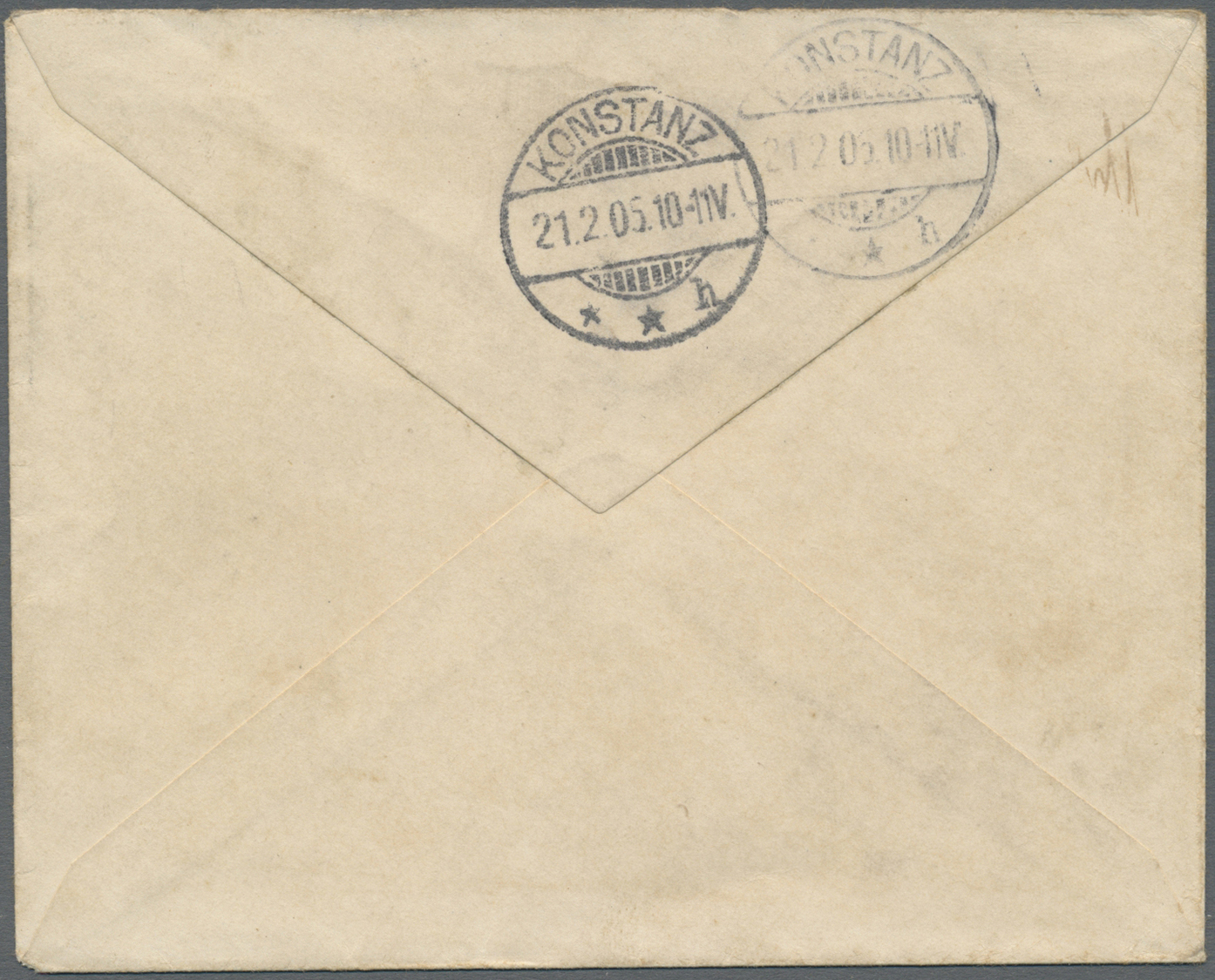 Br Deutsche Kolonien - Kiautschou - Stempel: LITSUN: 1905: 10 Pfg. "Schiff" Auf Brief Von "Tsangkou 11/ - Kiaochow