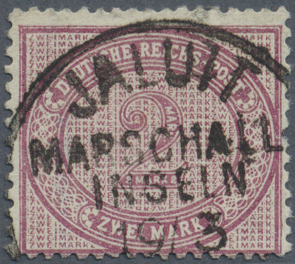 O Deutsche Kolonien - Marshall-Inseln - Vorläufer: 1899 (ca.) Nr. V 37 E Sauber Und Zentrisch Gest. JA - Marshall