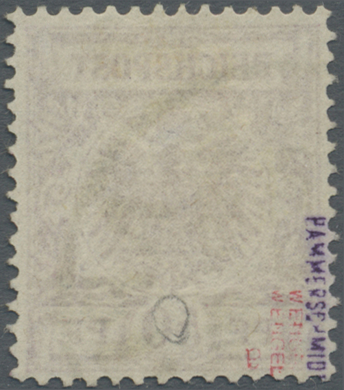 Deutsche Kolonien - Samoa - Vorläufer: 1886/1890 (ca): 50 Pf. Bräunlichrot, Farbfrisches Kabinettstü - Samoa
