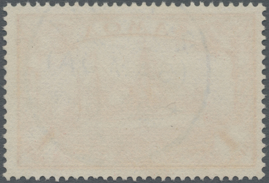 O Deutsche Kolonien - Samoa: 1901, 1 Mark "Schiff", Mit Seltener Abstempelung " Palauli 23.6.1906". (H - Samoa