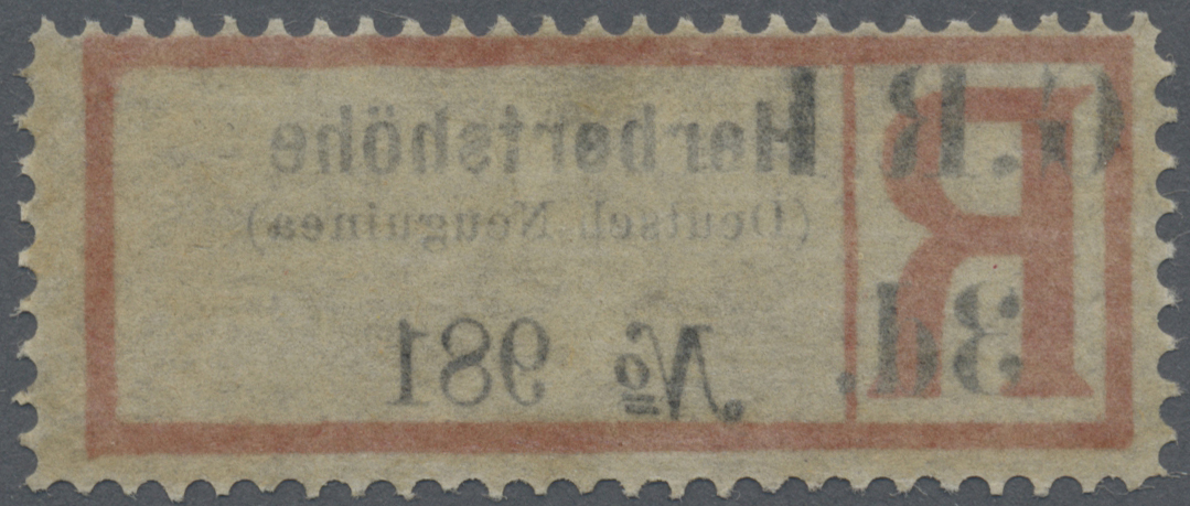 ** Deutsche Kolonien - Samoa - Britische Besetzung: 1914. 3 D "Herbertshöhe", No. 981, Setting E, Pos 5 - Samoa