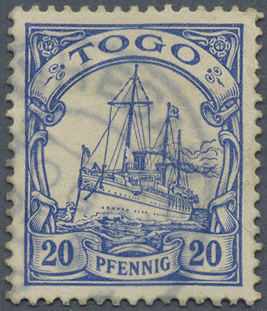 O Deutsche Kolonien - Togo - Stempel: 1912 Zart Gest. Exemplar Mit Dem Seltenen Togo-Stempel AVHEGAME, - Togo