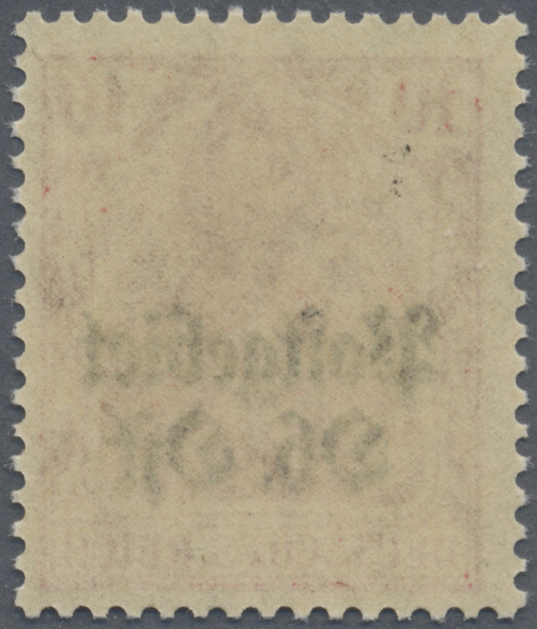 ** Deutsche Besetzung I. WK: Postgebiet Ober. Ost: 1916, Freimarke Germania 10 Pfg Dunkelrot Mit Aufdru - Bezetting 1914-18