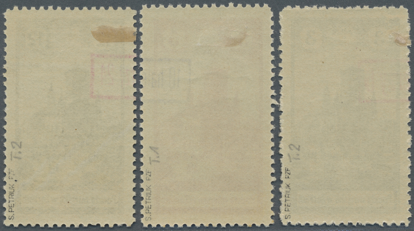 * Deutsche Besetzung I. WK: Deutsche Post In Polen - Lokalpost: Zarki: Handstempel-Aufdrucke 6-24 H. A - Occupation 1914-18