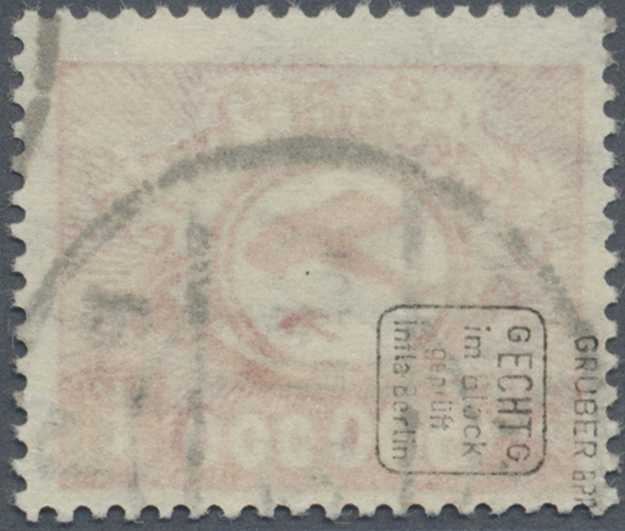 O Danzig: 1923, Flugpost-Ausgabe 500 000 M, Gestempeltes Exemplar, Signiert Infla Berlin Und Gruber BP - Autres & Non Classés
