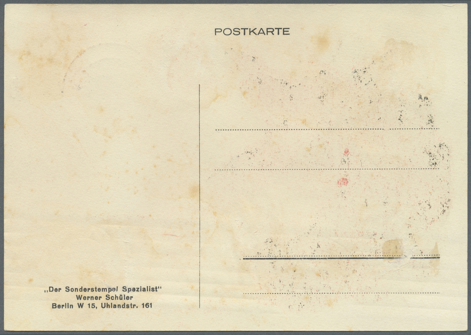 Br Sudetenland - Karlsbad: 1938, 20 H. Staatswappen Mit Mit Ersttagsstempel "KARLSBAD 4d 1.X.38" Auf So - Région Des Sudètes