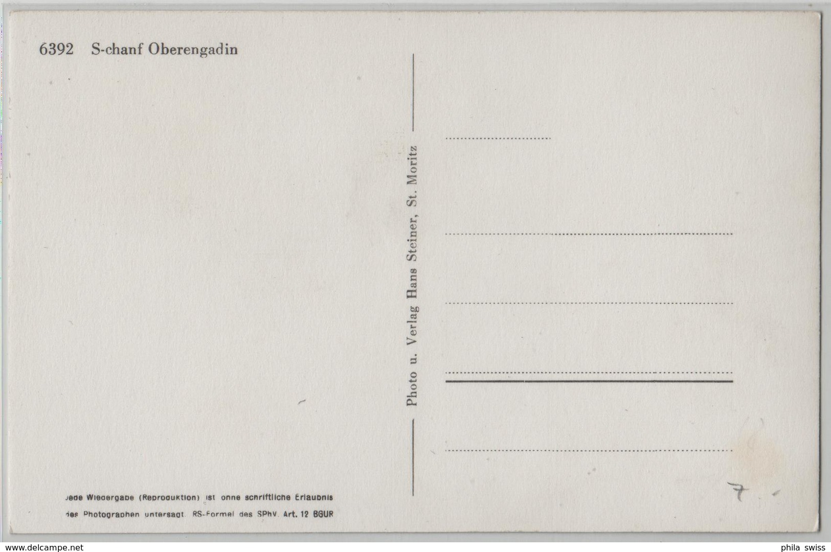 S-chanf Oberengadin - Generalansicht - Photo: Hans Steiner - S-chanf