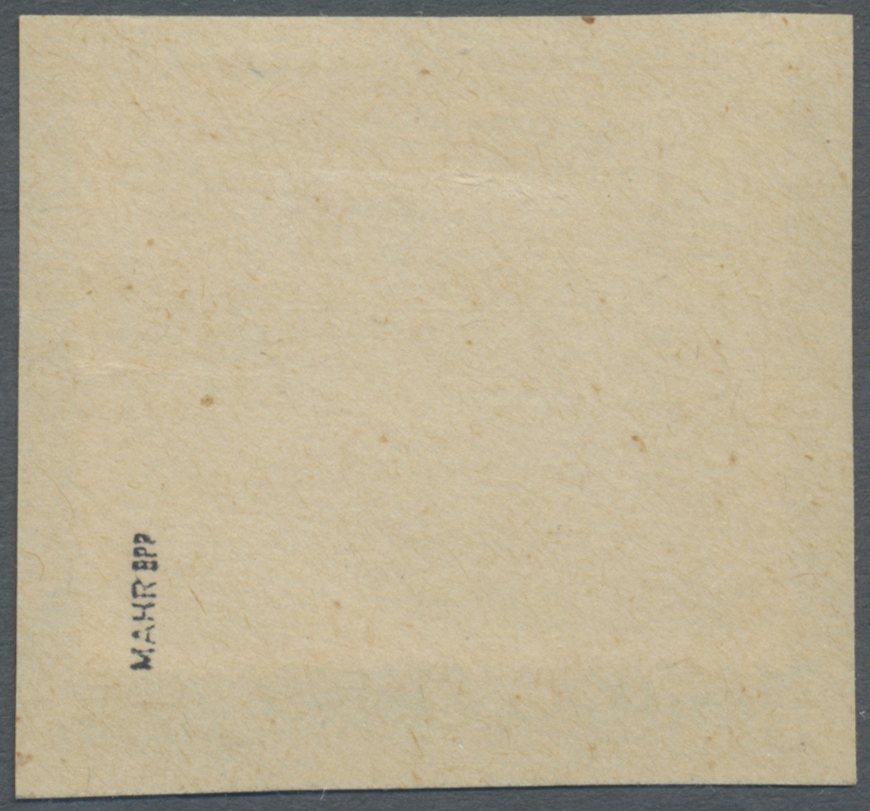 Brfst Sudetenland - Reichenberg: 1938, 2 Kc. Portomarke Auf Kabinett-Briefstück, Signiert Mahr Und Fotoatt - Région Des Sudètes