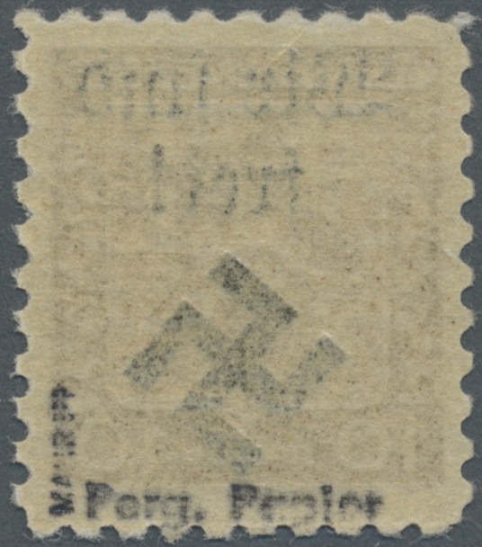 ** Dt. Besetzung II WK - Böhmen Und Mähren - Mährisch-Ostrau: 1939, 10 H. Aufdruckmarke Auf Pergaminpap - Occupation 1938-45