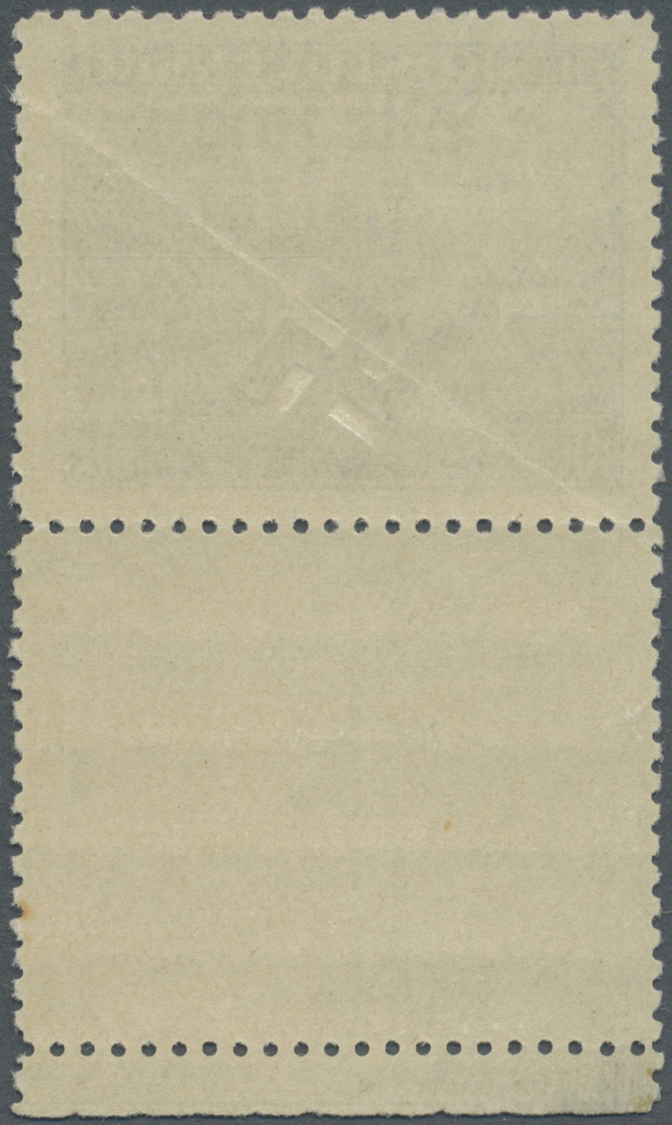 ** Dt. Besetzung II WK - Böhmen Und Mähren - Mährisch-Ostrau: 1939, 10 Kc. Schwarzkobaltblau Postfrisch - Occupation 1938-45