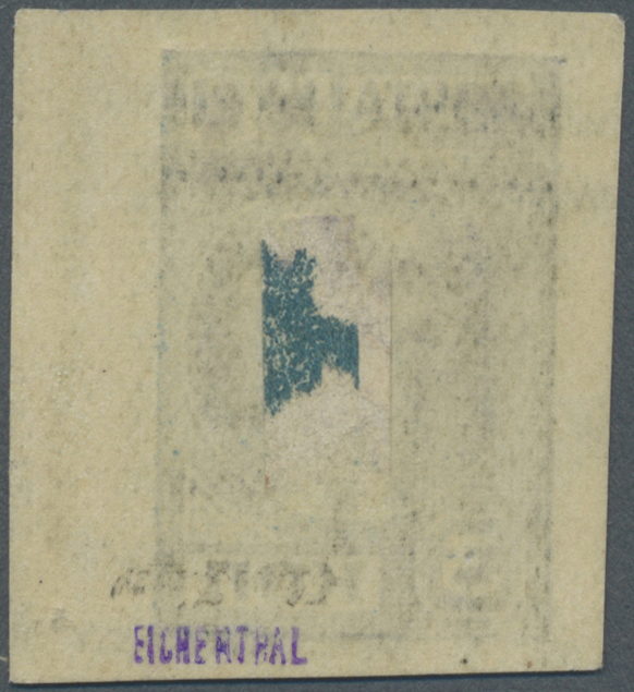 * Dt. Besetzung II WK - Estland - Elwa: 1941, 3 K. Dunkelgrünlichblau Mit Handstempel-Aufdruck, Postfr - Occupation 1938-45