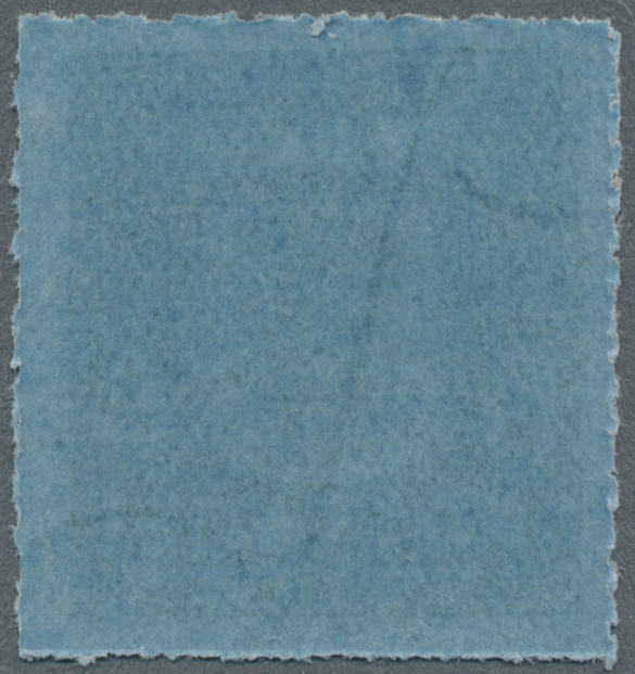 **/Br Dt. Besetzung II WK - Guernsey: 1942, 1/2 P. grün und 1 Penny auf bläulichem Banknotenpapier postfri