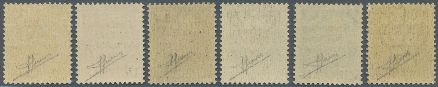 ** Dt. Besetzung II WK - Kotor: 1944, 0,50 L. Bis 10 L. Aufdruckausgabe, Kompletter Postfrischer Kabine - Bezetting 1938-45