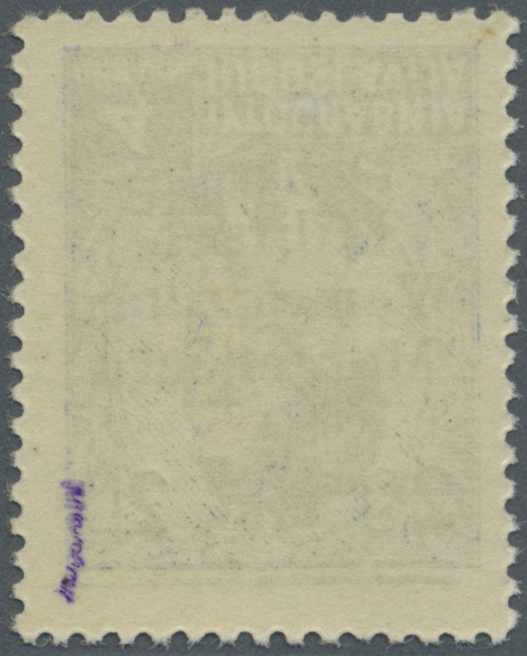 ** Dt. Besetzung II WK - Montenegro: 1943, 20 L. Auf 4 Dinar Als Postfrischer Einzelwert In Der Type "I - Bezetting 1938-45