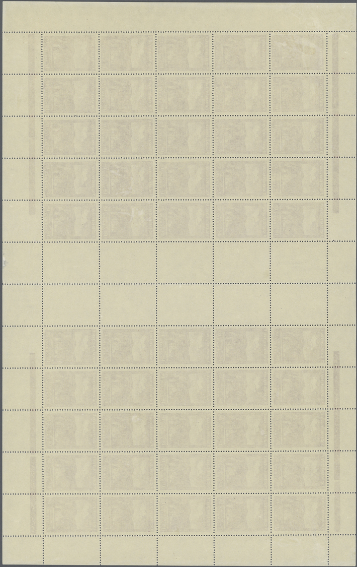 ** Dt. Besetzung II WK - Serbien: 1942, 1,50 Din Rotbraun Serbische Klöster Als Kompletter Bogen Mit 5 - Bezetting 1938-45