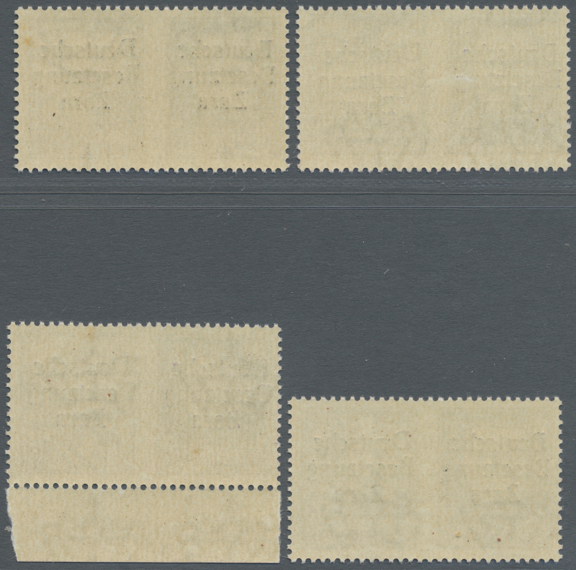 ** Dt. Besetzung II WK - Zara: 1943, 4 Paare 50 C + Propaganda In Verschiedenen Typen Postfrisch, Minim - Bezetting 1938-45