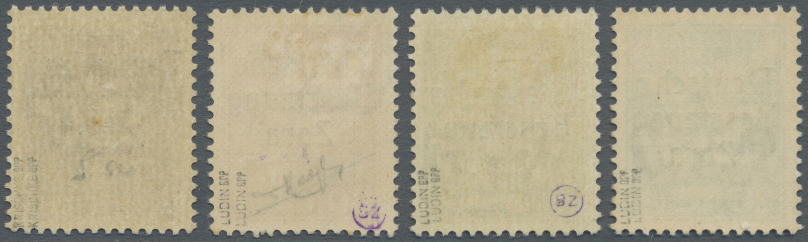 ** Dt. Besetzung II WK - Zara: 1943, Flugpostmarke Mit Aufdruck, 25 C., 50 C., 80 C. Und 1 Lire Postfri - Bezetting 1938-45