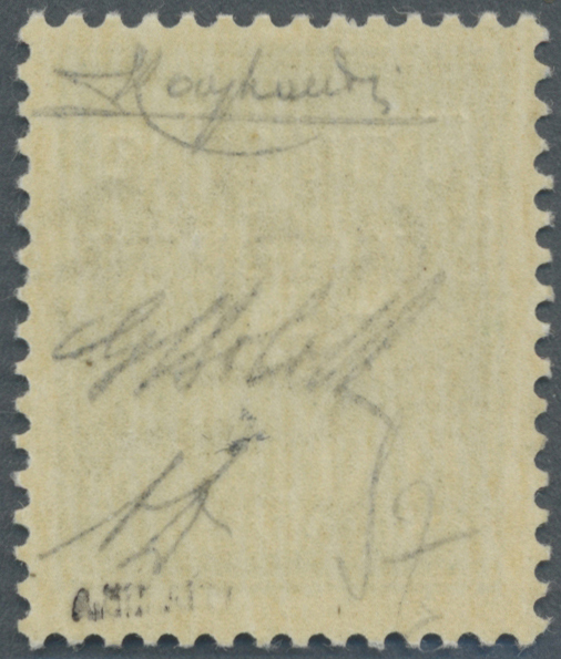 ** Dt. Besetzung II WK - Zara: 1943, 5 Lire Schwärzlichgrün, Aufdruck Type I,  Farbfrisches Exemplar In - Bezetting 1938-45