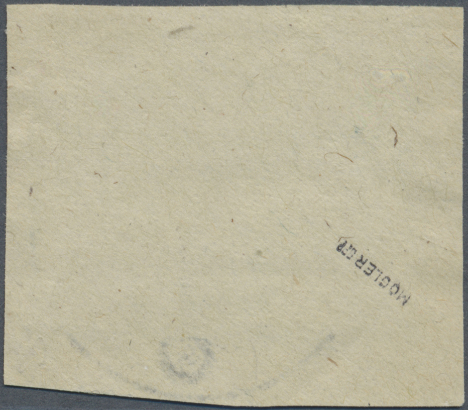 Brfst Feldpostmarken: 1945, Insel Leros Durchstochen Mit Schwarzblauviolettem Aufdruck, Type I Mit Normste - Andere & Zonder Classificatie