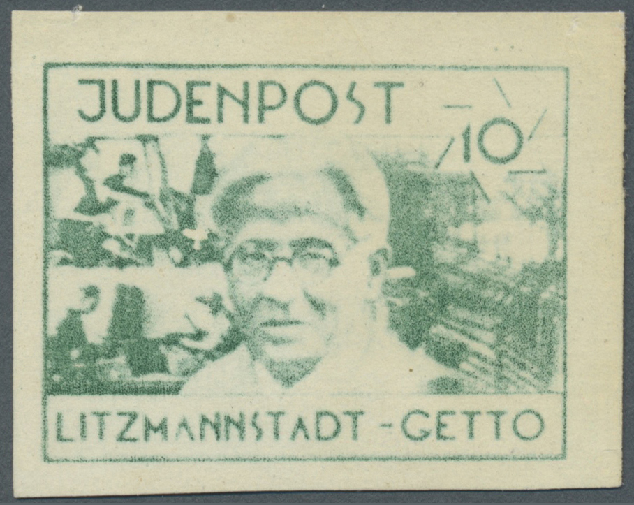 (*) Kriegsgefangenen-Lagerpost: 1944, Ghettopost LITZMANNSTADT, 10 Pf. Olivgrün, Ungebraucht Und Wie Ver - Andere & Zonder Classificatie