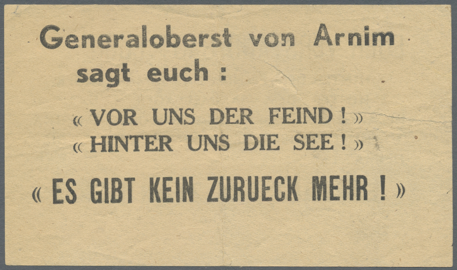 Br Kriegsgefangenen-Lagerpost: 1945, 1 Paketausschnitt An Herrn Hauptmann Erwin Sütterlin, Concord Offi - Autres & Non Classés