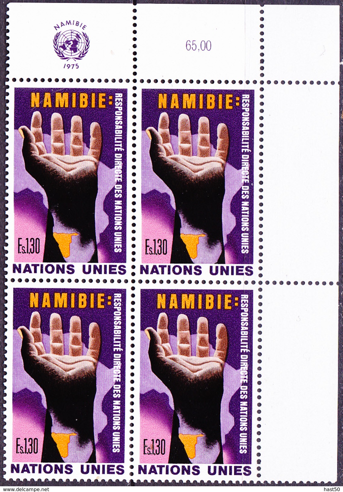 UNO Genf Geneva Geneve - Namibia (MiNr. 53) 1975 - Postfrisch MNH - Neufs