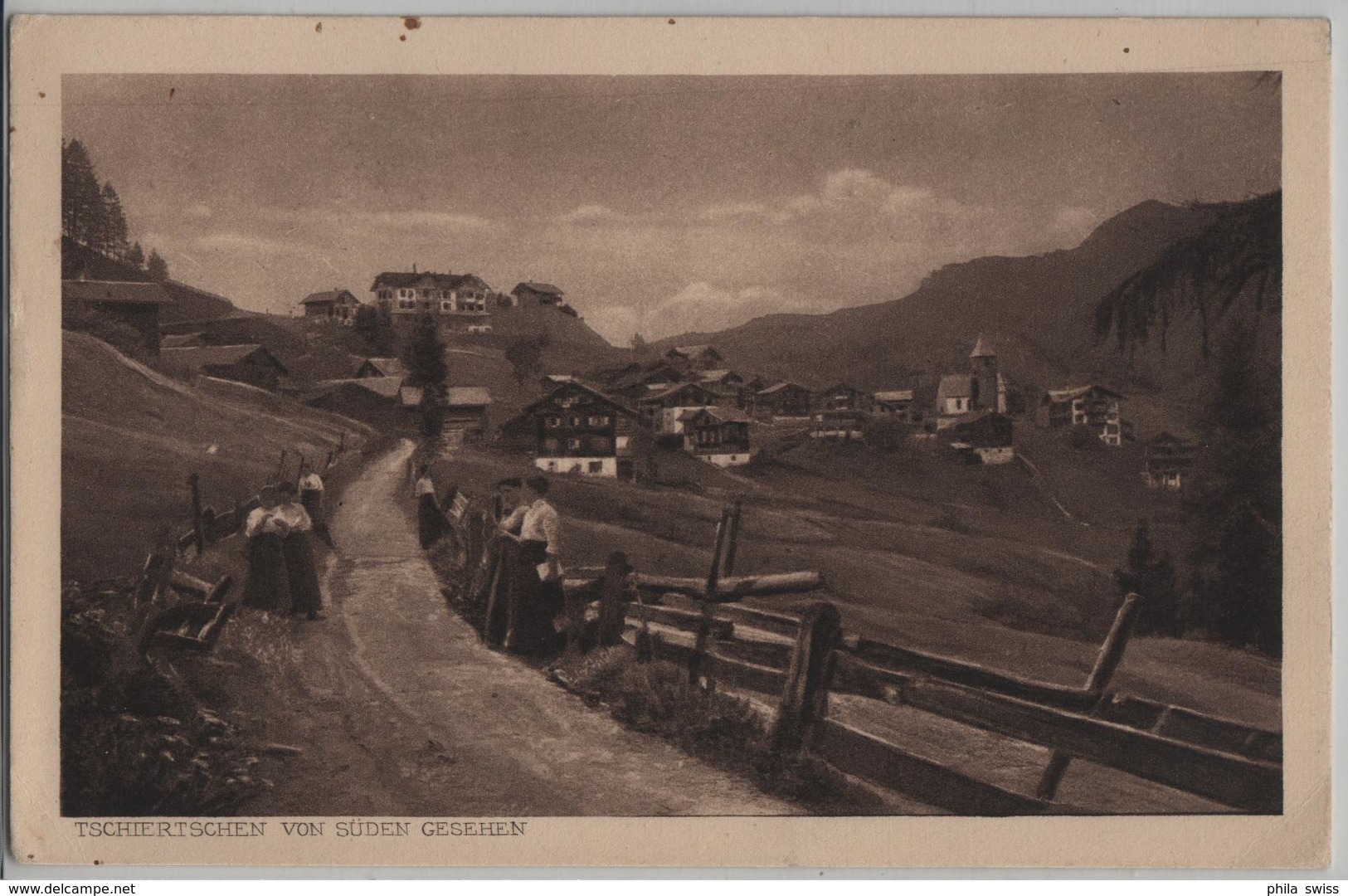 Tschiertschen Von Süden Gesehen - Animee - Tschiertschen