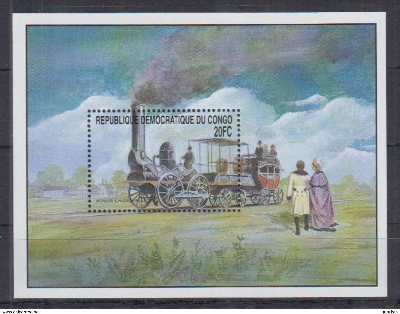 R52. Congo - MNH - Transport - Trains - Eisenbahnen