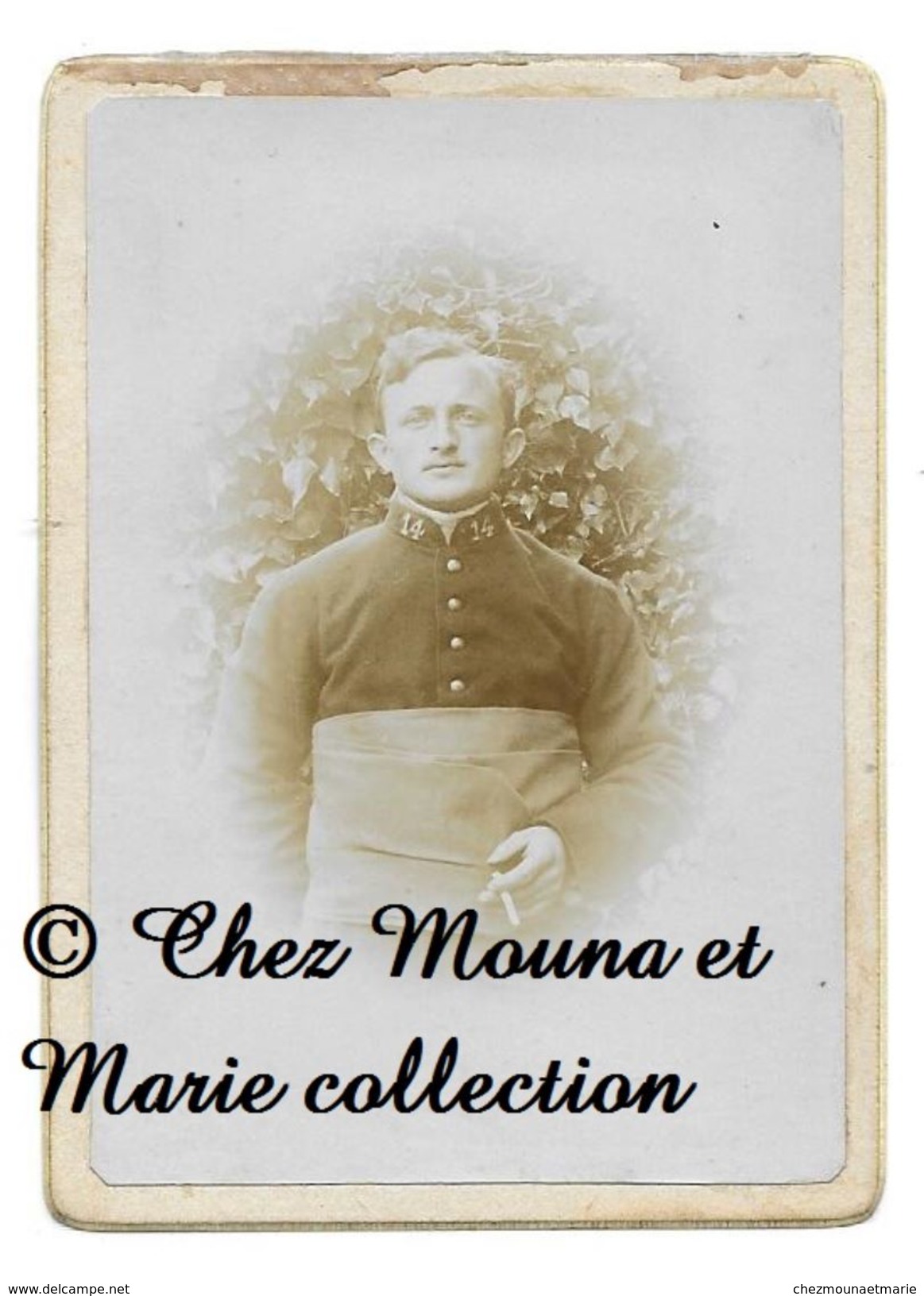 14 EME REGIMENT - CDV PHOTO - MILITAIRE - Guerre, Militaire