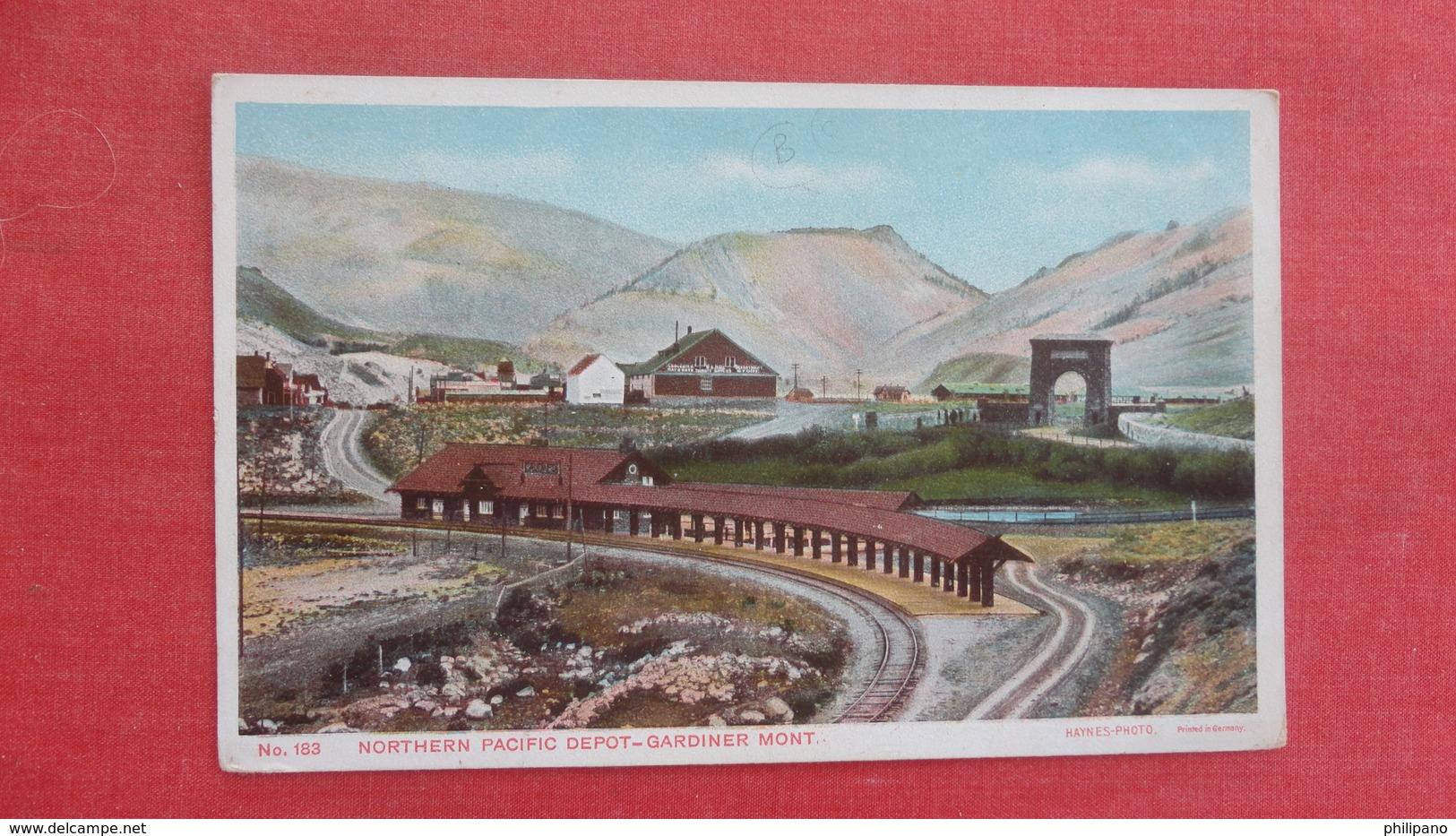 Northern Pacific Depot Gardiner - Montana- Ref 2688 - Other & Unclassified