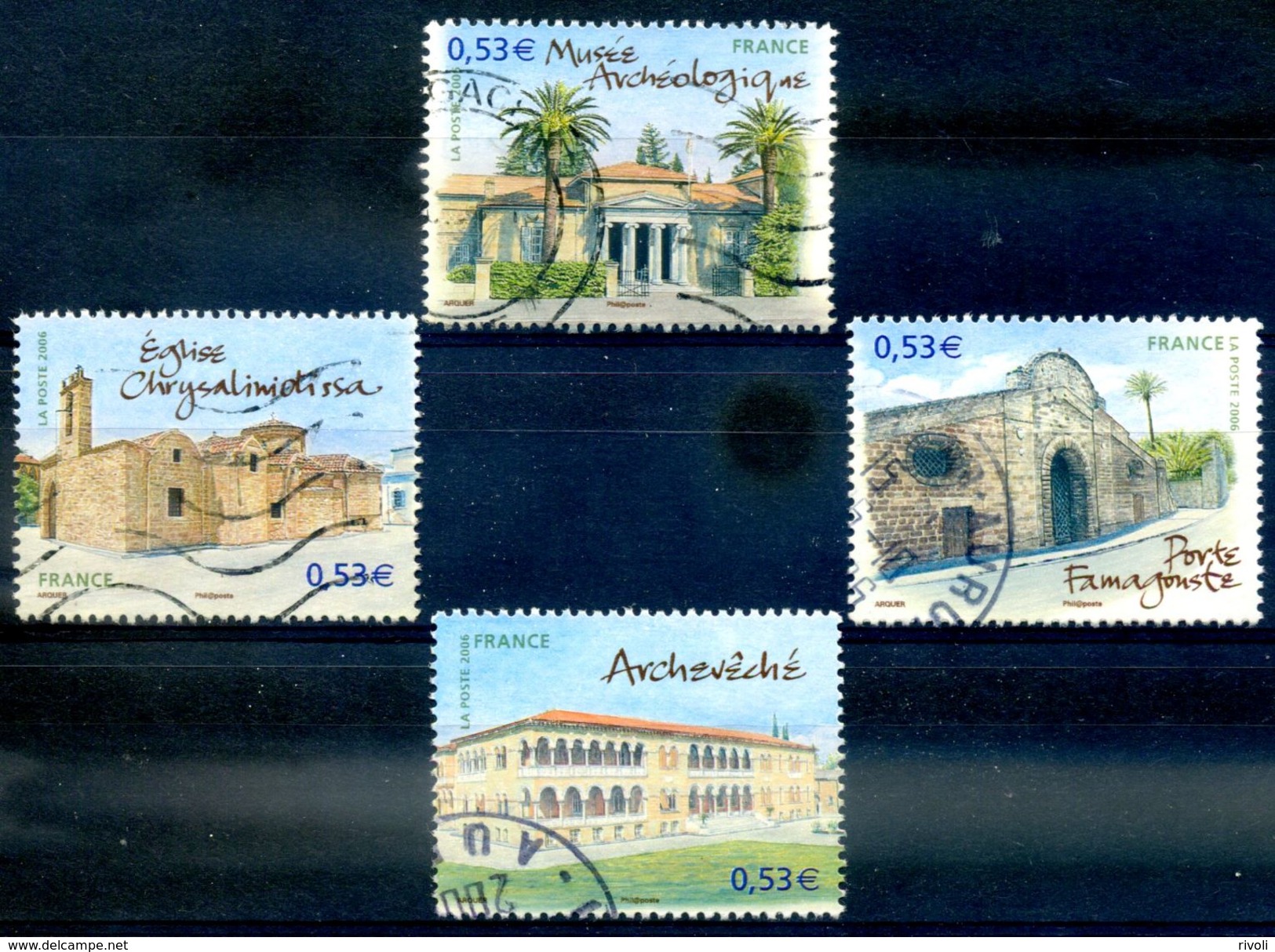 FRANCE 2006 YVERT N0 3928-3931 COTE 5E - Used Stamps