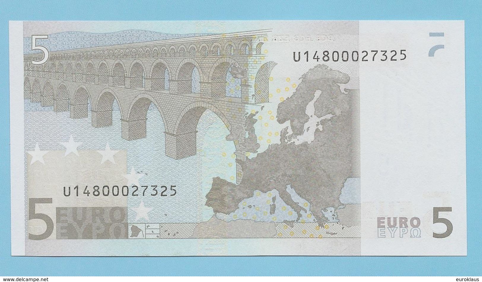 5 EURO L030D2 RARE CHARGE 80  UNC - 5 Euro