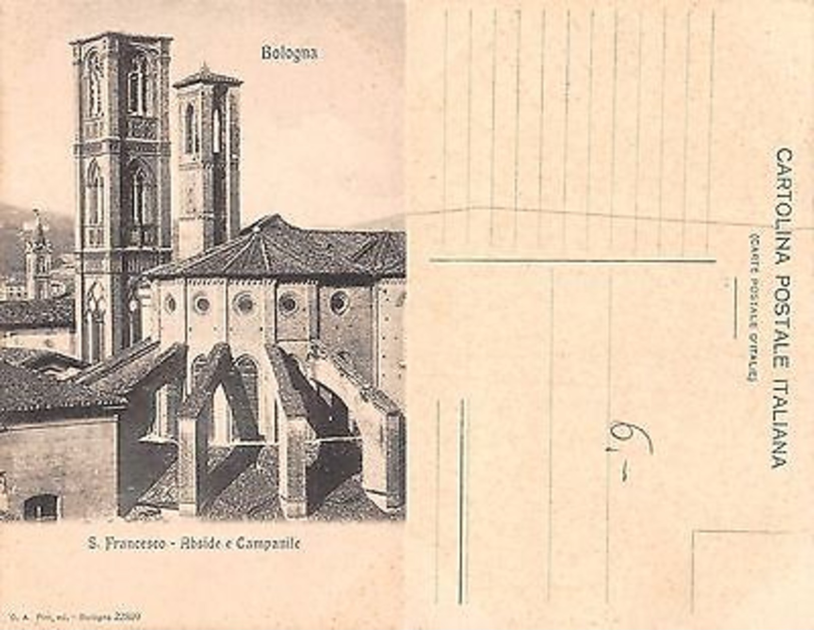 Bologna - S. Francesco - Abside E Campanile (S-L XX498) - Bologna