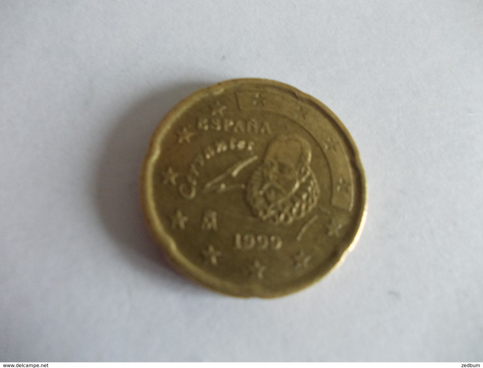 Monnaie Pièce De 20 Centimes D' Euro De Espagne Année 1999 Valeur Argus 0.50 &euro; - Spagna