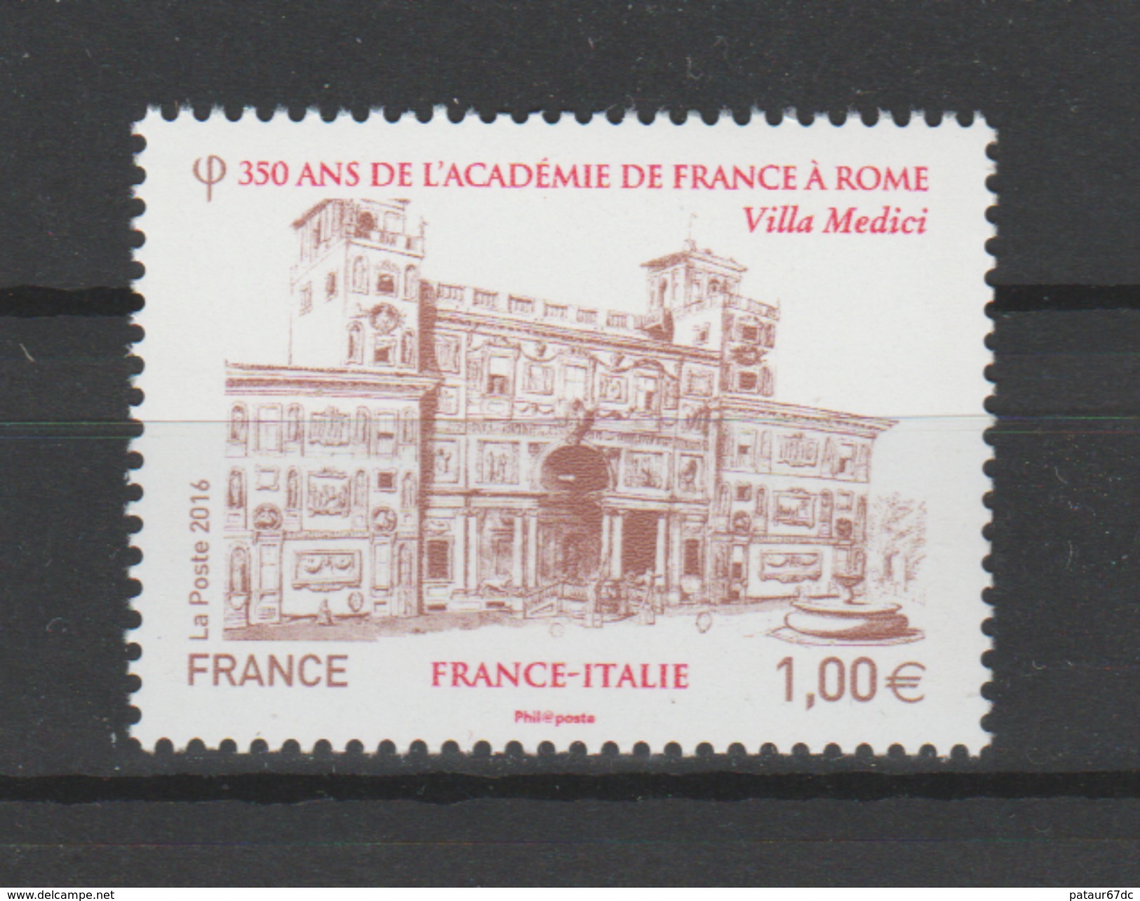 FRANCE / 2016 / Y&T N° ???? ** : Académie De France à Rome / Villa Médici - Gomme D'origine Intacte - Unused Stamps