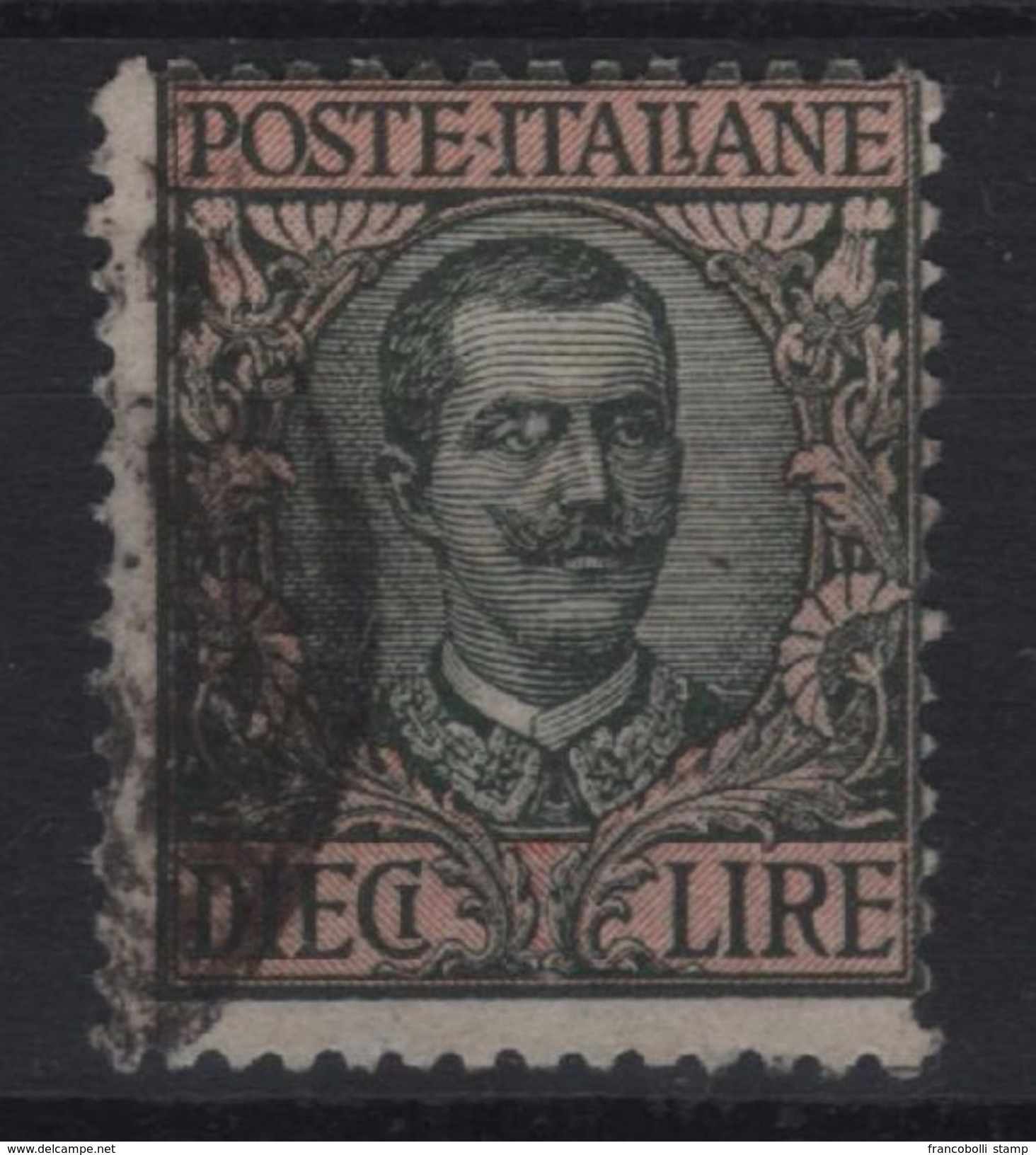 1910 Floreale 10 L. US - Usati