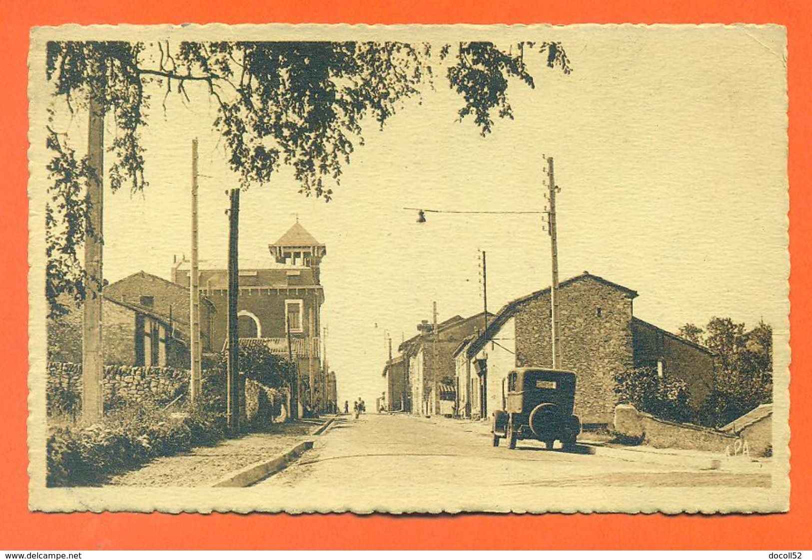 CPA 81 Blaye Les Mines " Avenue Jean Jaurès " LJCP 43 - Blave Les Mines