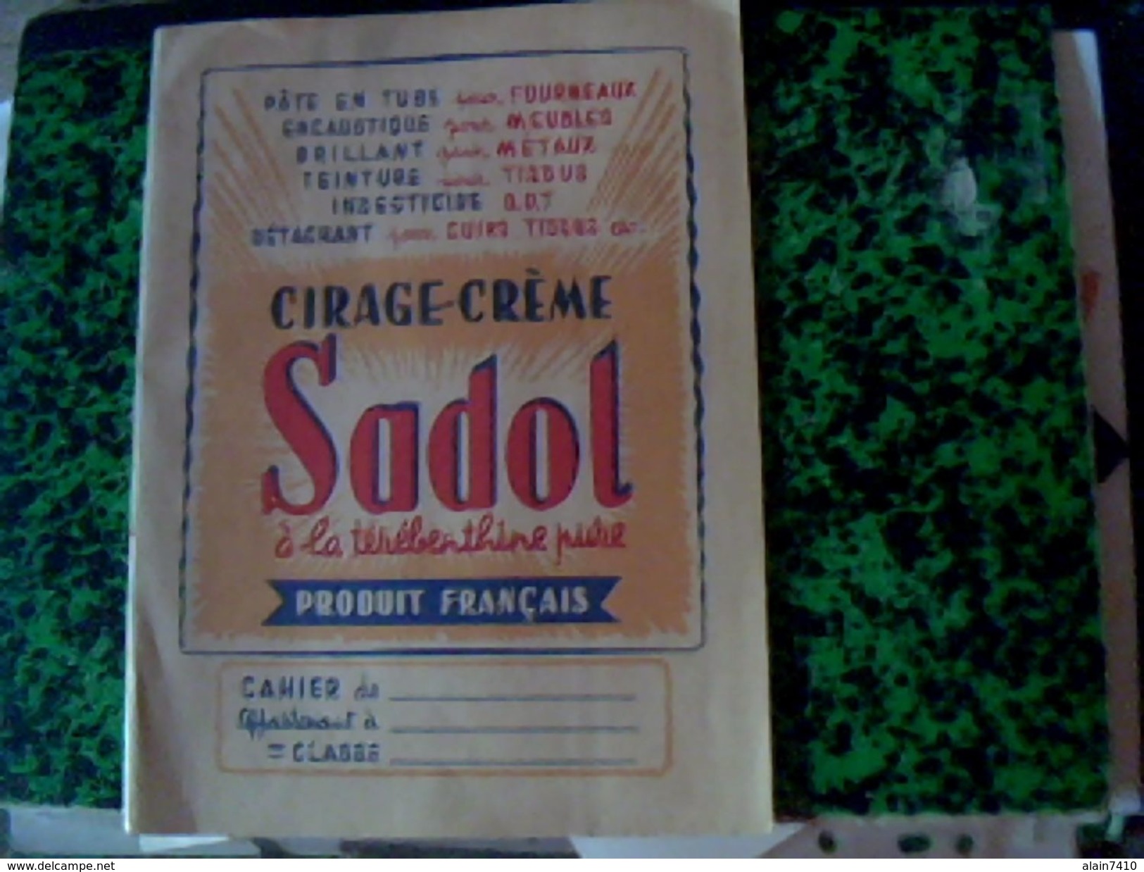 Protege Cahier Cirage Créme Sadol A La Therebentine.. Code De La Route De L Ecolier - S