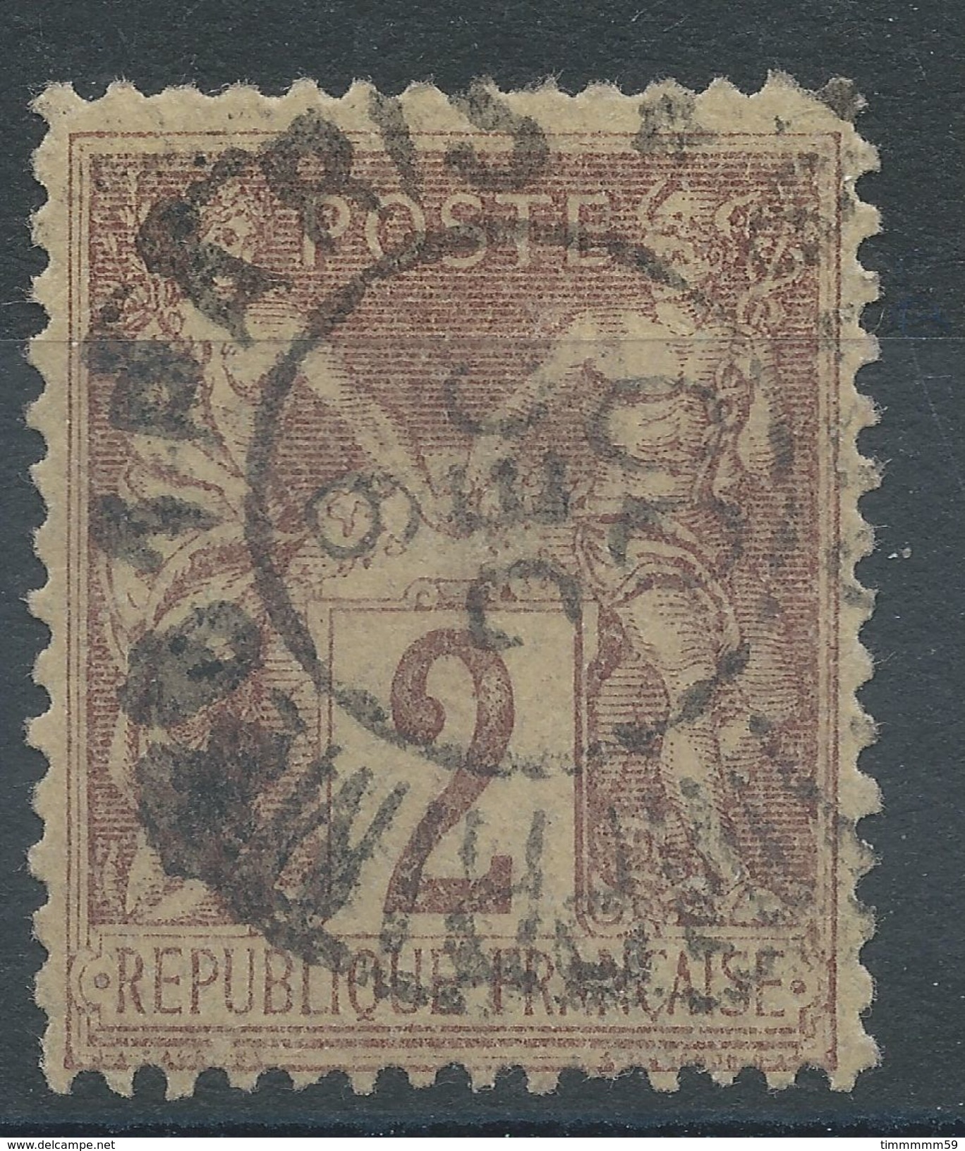 Lot N°37206   N°85, Oblit Cachet à Date PARIS Imprimés - 1876-1898 Sage (Type II)