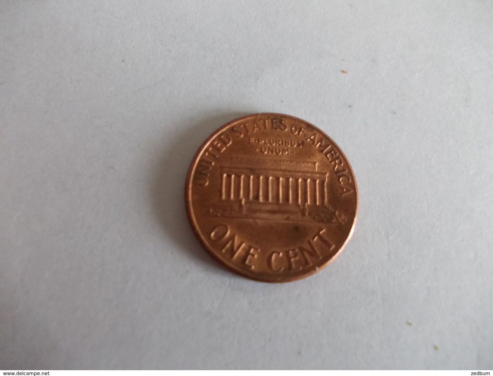 Monnaie Pièce De One Cent Etats Unis USA Année 2000 - 1959-…: Lincoln, Memorial Reverse