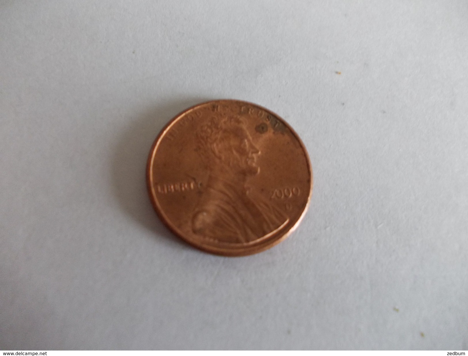 Monnaie Pièce De One Cent Etats Unis USA Année 2000 - 1959-…: Lincoln, Memorial Reverse