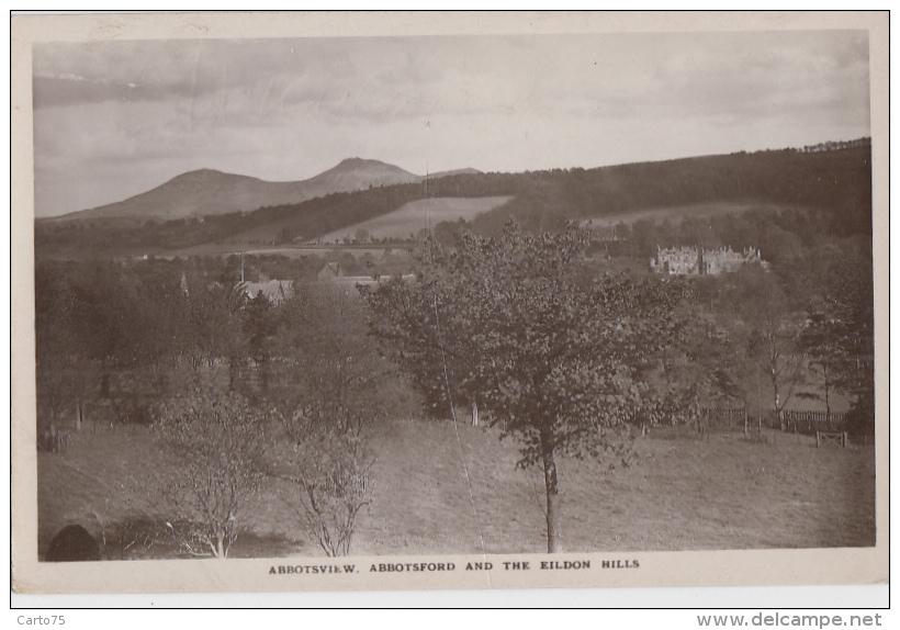 Royaume-Uni -  Abbotsview Abbotsford And The Eildon Hills - Walter Scott's House - Roxburghshire