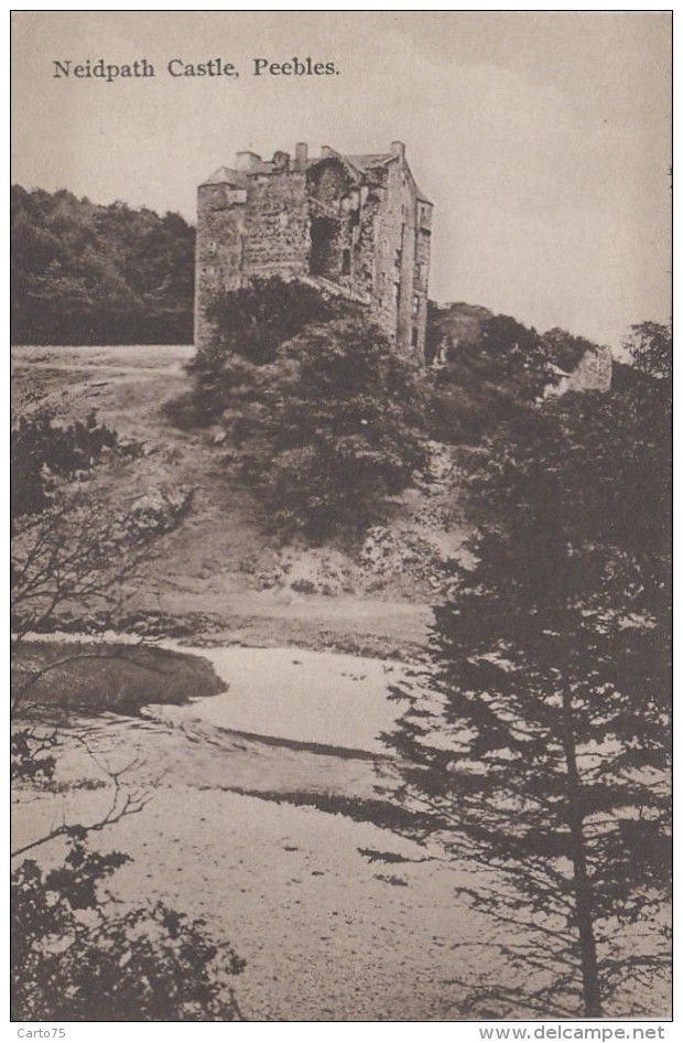 Royaume-Uni -  Peebles - Neidpath Castle - Peeblesshire